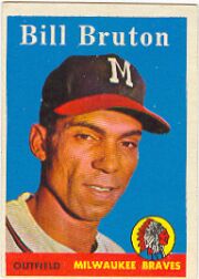 1959 Topps Baseball Cards      165     Bill Bruton
